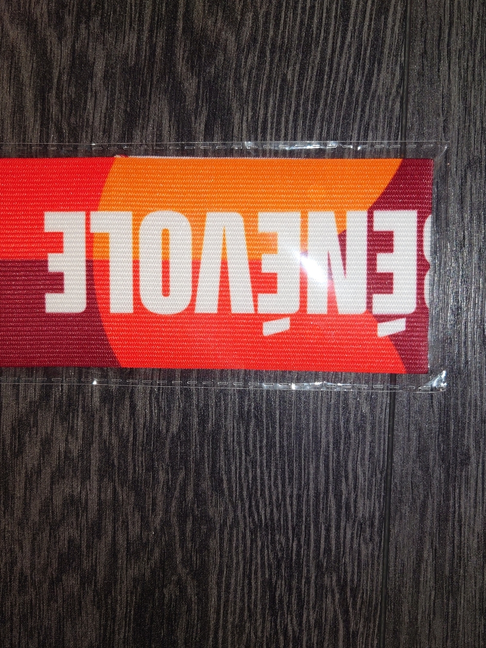 Official FIFA 2026 "Benevole" Arm Band - Red & Orange